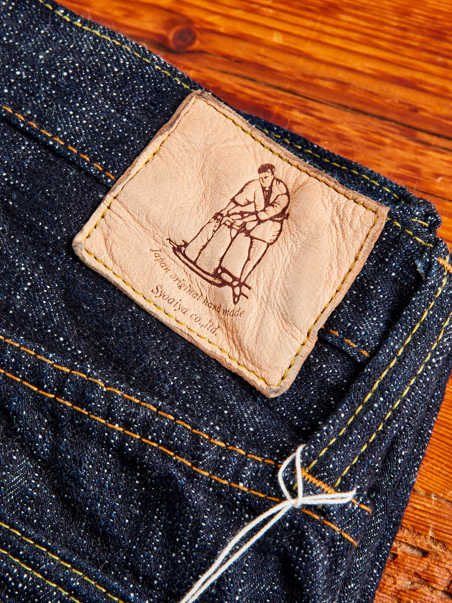 WSB-013 "Double Slub" 16oz Rinsed Selvedge Denim - Slim Tapered Fit - Image 3