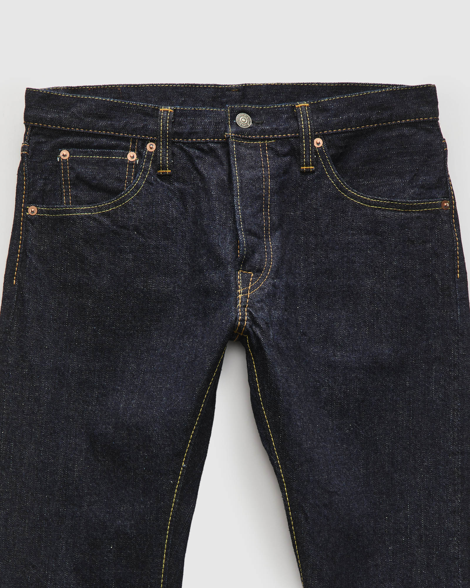 XX-005 14oz Rinsed Selvedge Denim - Slim Straight Fit - Image 5