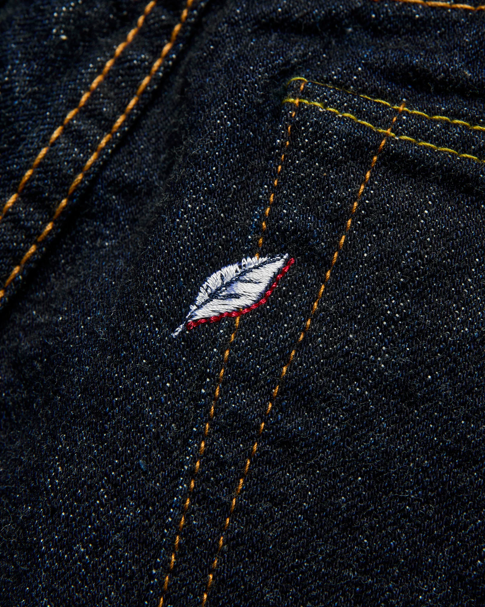 XX-019 14oz Rinsed Selvedge Denim - Relaxed Tapered Fit - Image 5