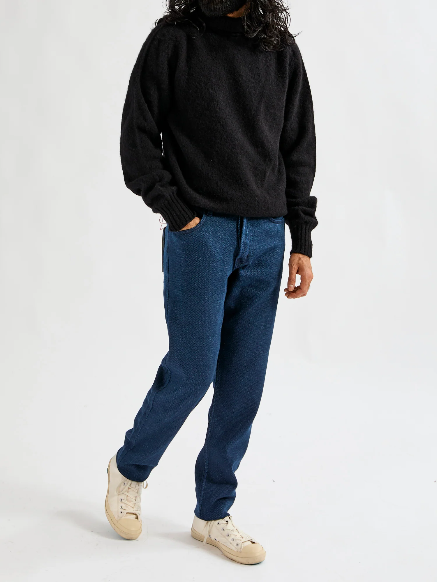 "Yagasuri" 9.5oz Jacquard Weave Denim - Easy Guy Fit - Image 14