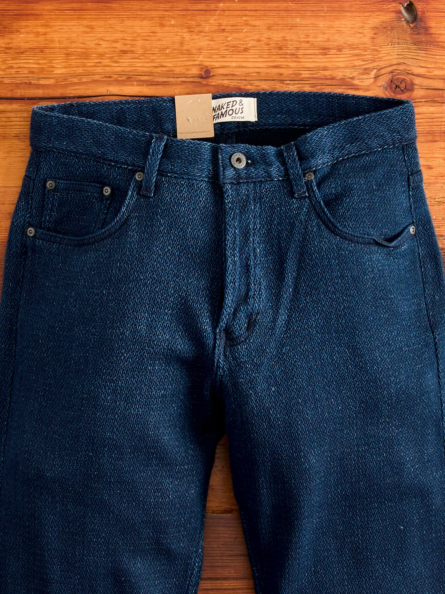 "Yagasuri" 9.5oz Jacquard Weave Denim - Easy Guy Fit - Image 3