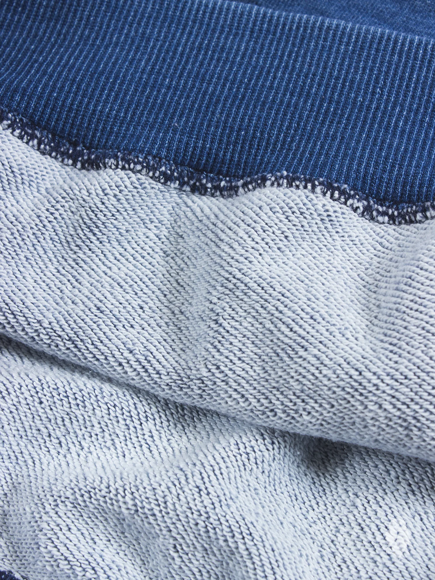 Yarn-Dyed Pullover Hoodie in Washed Indigo - Image 6