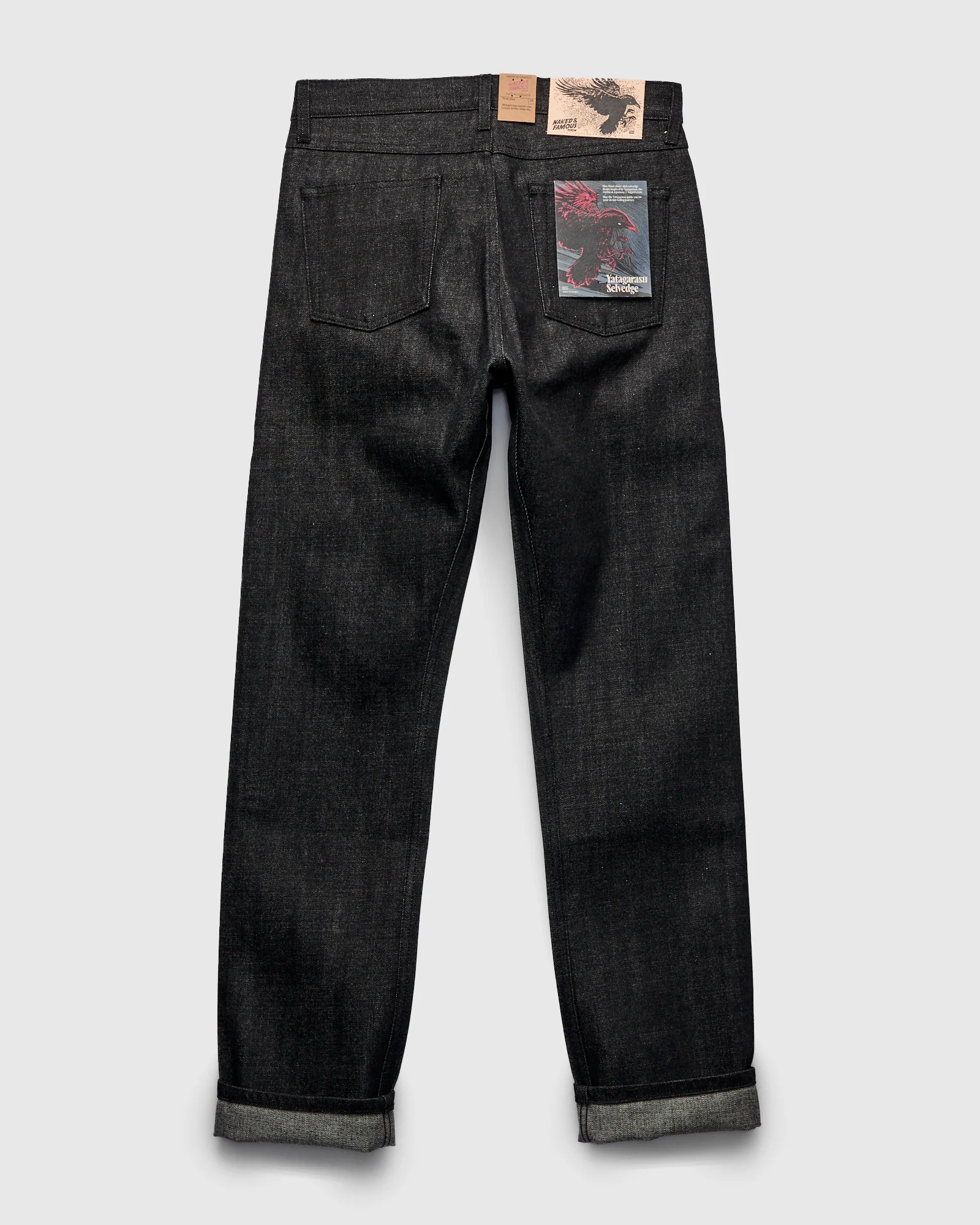 "Yatagarasu" 15oz Black Selvedge Denim - True Guy Fit - Image 4