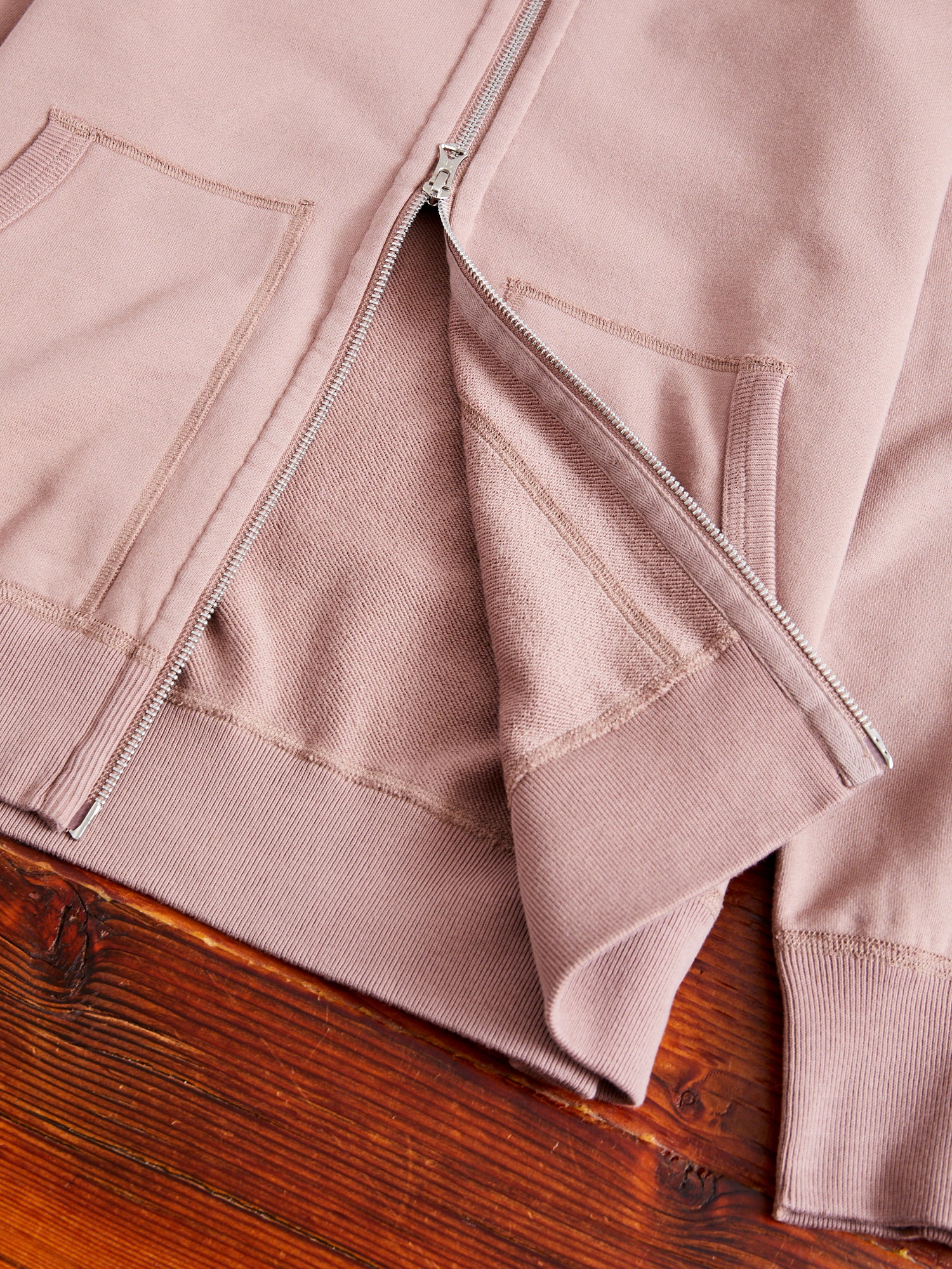 Zip Hoodie in Desert Rose - Image 8